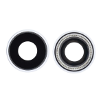 Camera Lens Glass with Frame for Apple iPhone XR White