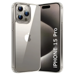 Apple Iphone 15 Pro Transparent Back Cover (Case)